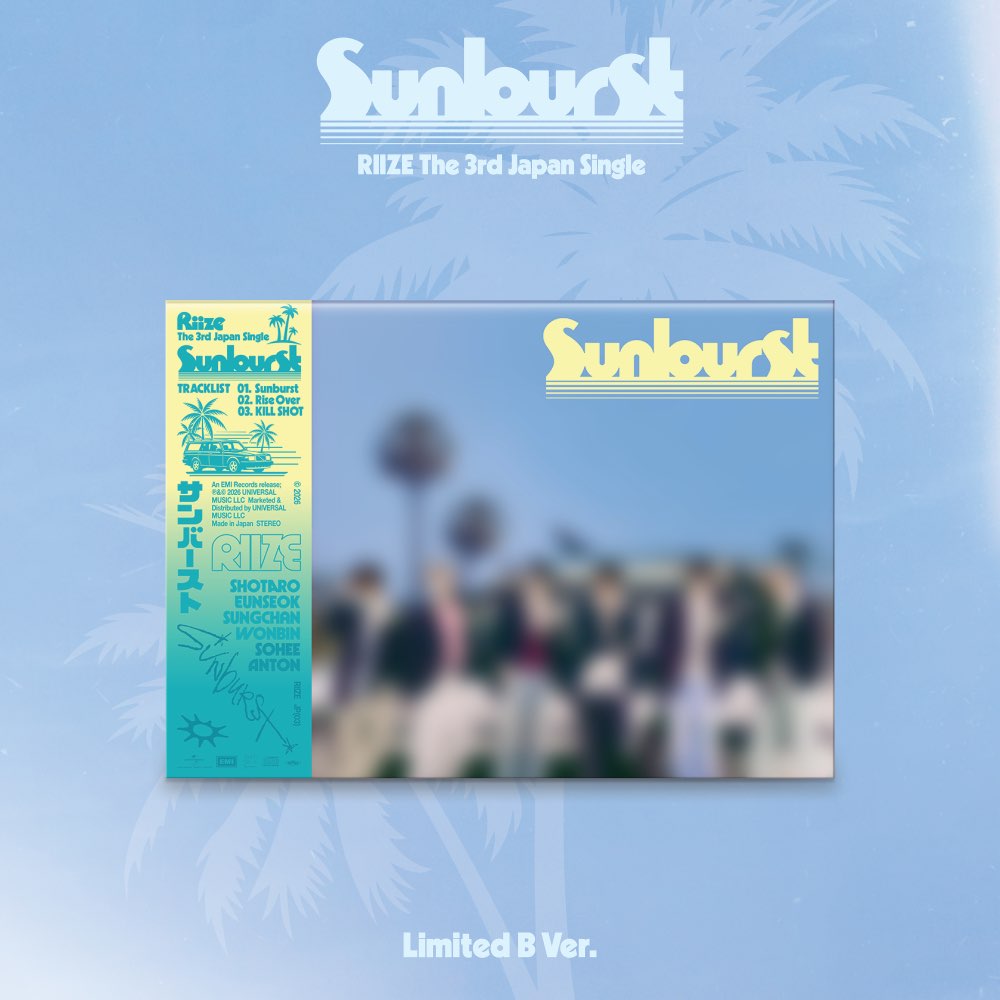 The 3rd Japan Single『Sunburst』【初回限定盤B(CD＋Folded Poster)】